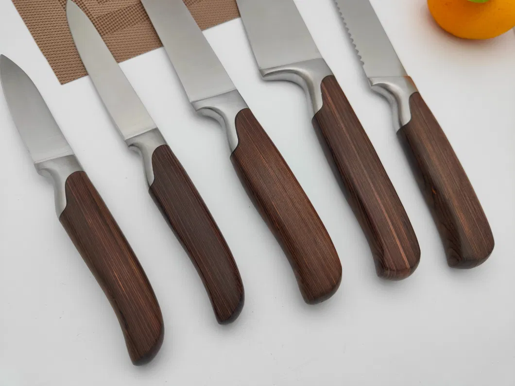Stainless Steel Kitchen Knife, Santoku Kinfe Chef Knife, Bread Knife Set