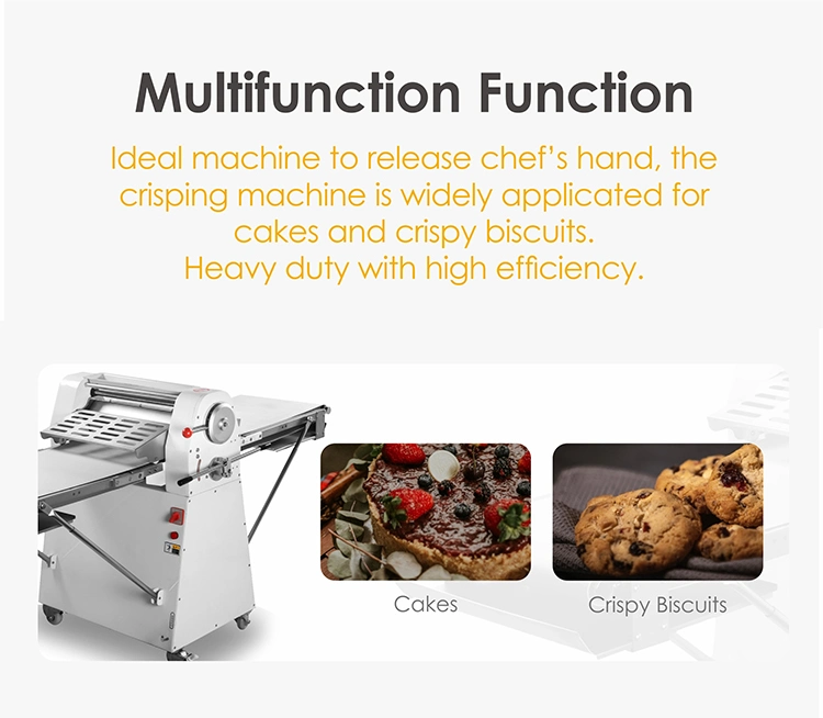 Golden Chef Kitchen Commercial Croissant Pizza Pastry Dough Sheeter for Bakery