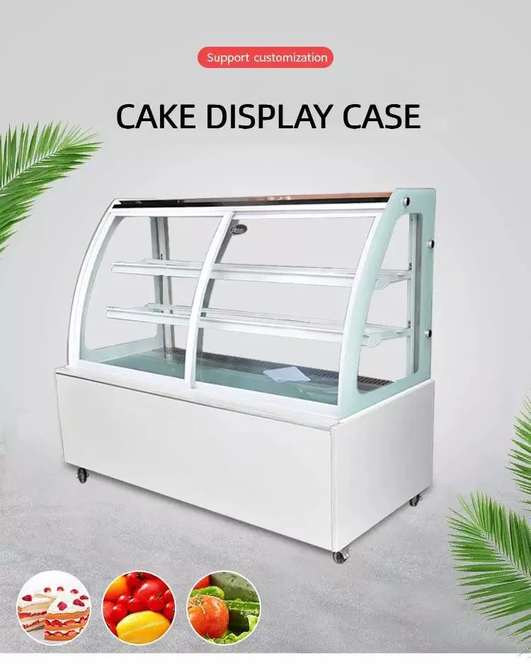 Bakery Refrigerator Cake Refrigerator Glass Door Cake Display Chiller Showcase Freezer Chiller Sweet Cake Showcase