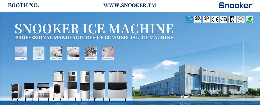 500kg/24h Snooker 304 Stainless Steel Commercial Ice Maker Ice Machine