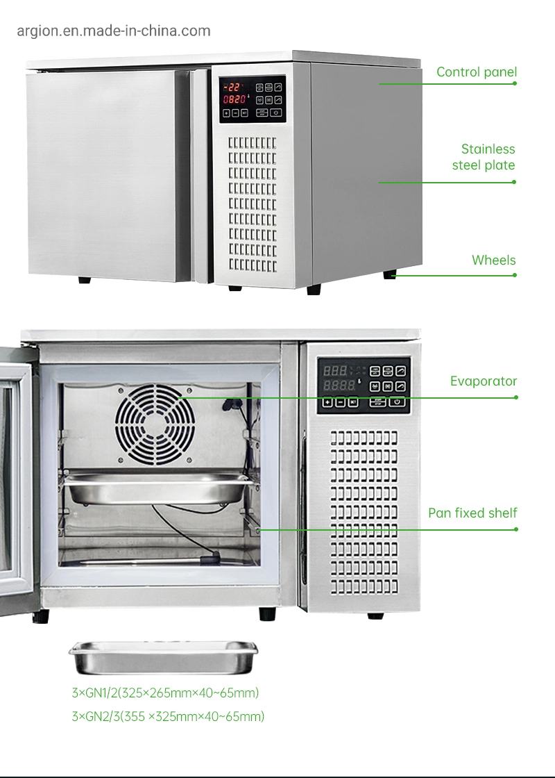 Restaurant Equipment Commercial Quick Freezing Blast Refrigerator Freezer with CE/RoHS