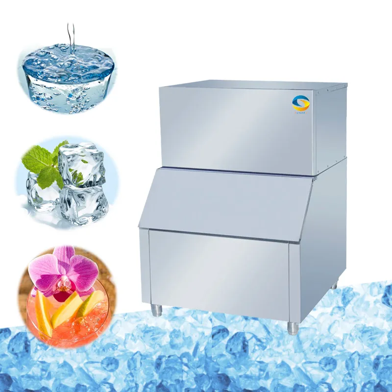 Ice Maker Machine 5tons Ice Cube Making Machine with Packing System for Drinking Shops and Bars