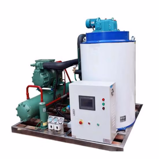 1ton 3ton 5ton 10ton Commercial Flake Ice Maker Making Machine for Supermarket
