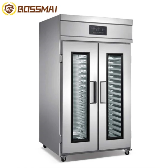 Industrial Bakery Equipment Double Doors Insulataion 36trays Bread Dough Retarder Freezer with Proofing Temperature Refrigerator