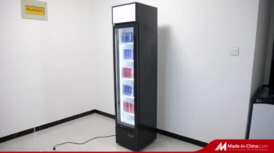 Commercial Bar Vertical Beer Bottle Display Refrigerator