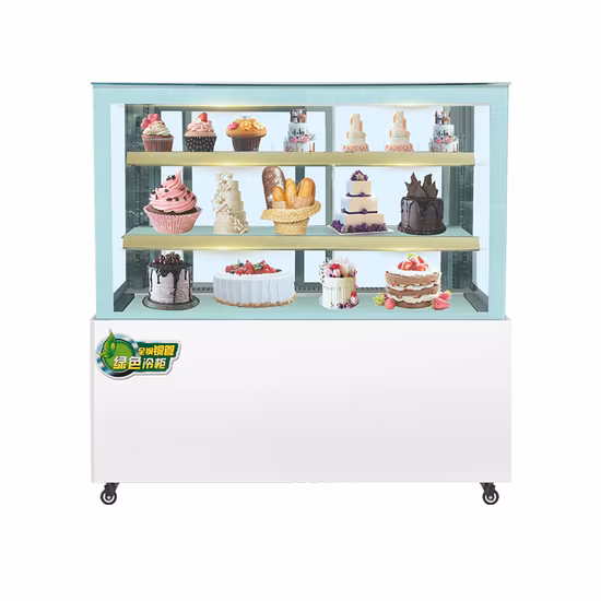 Glass Door Bakery Cake Showcase Display Cabinet Cake Refrigerator Showcase Cake Chiller Freezer