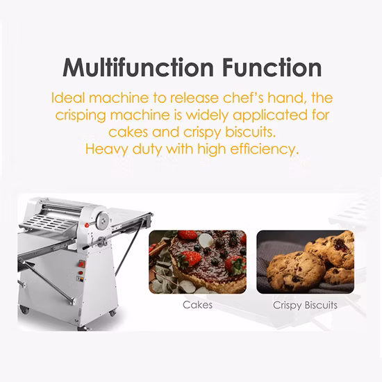 Golden Chef Kitchen Commercial Croissant Pizza Pastry Dough Sheeter for Bakery