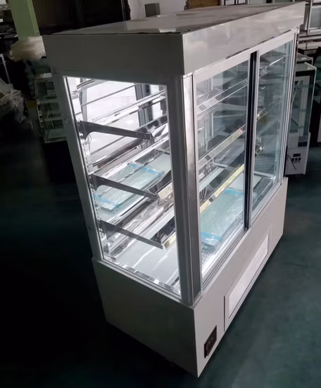 Cake Showcase Fridge Bakery Pastry Cake Stand up Display Refrigerator Commercial Fridge Vegetable Fruit Cake Display Freezer
