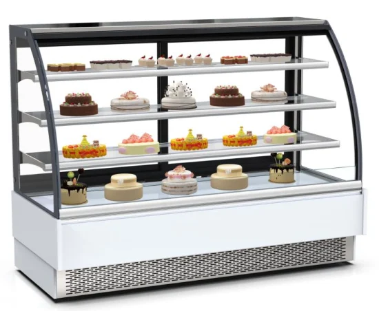 Well Kool Hot Sell Supermarket Glass Door Cake Display Refrigerator Cake Showcase Cooler